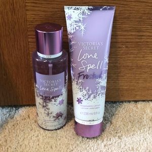 Victoria secret Love Spell Frosted mist/lotion